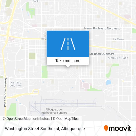 Mapa de Washington Street Southeast