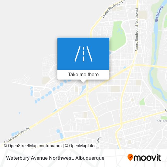 Waterbury Avenue Northwest map