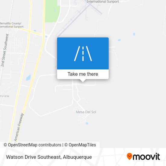Watson Drive Southeast map