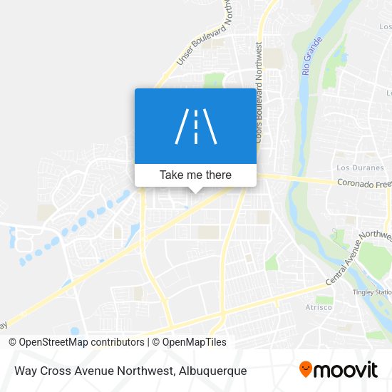 Mapa de Way Cross Avenue Northwest