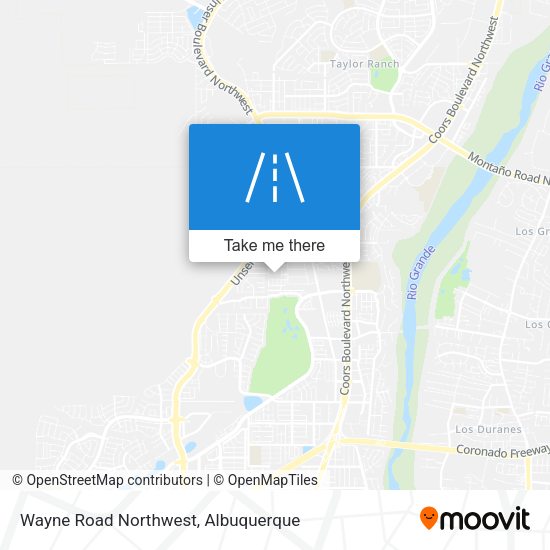 Wayne Road Northwest map