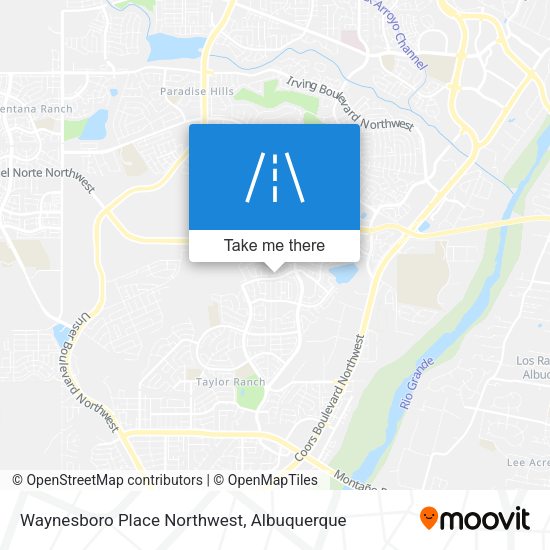 Waynesboro Place Northwest map