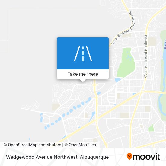 Mapa de Wedgewood Avenue Northwest