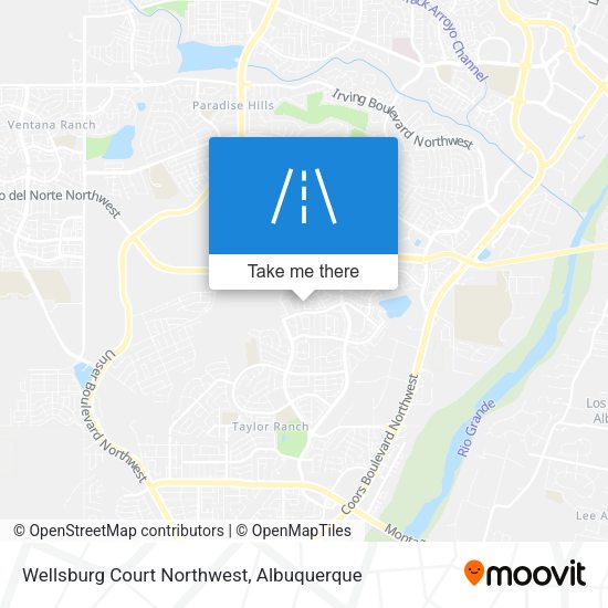 Wellsburg Court Northwest map