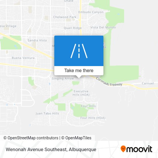 Wenonah Avenue Southeast map