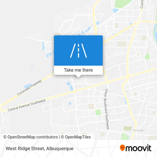 West Ridge Street map