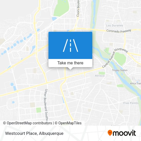 Mapa de Westcourt Place