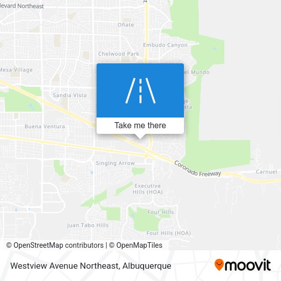 Westview Avenue Northeast map