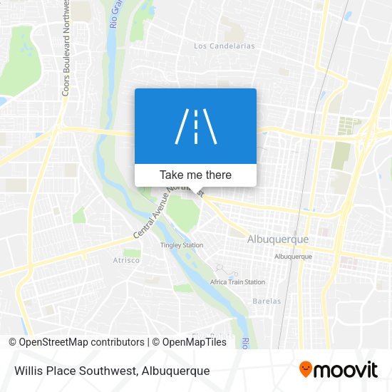 Willis Place Southwest map