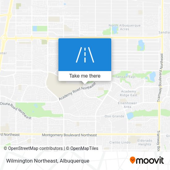 Mapa de Wilmington Northeast