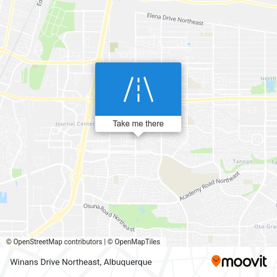 Mapa de Winans Drive Northeast