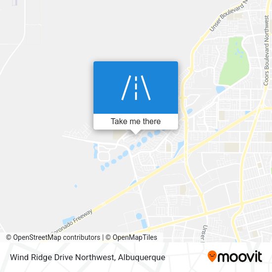 Mapa de Wind Ridge Drive Northwest