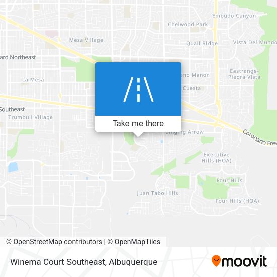 Winema Court Southeast map