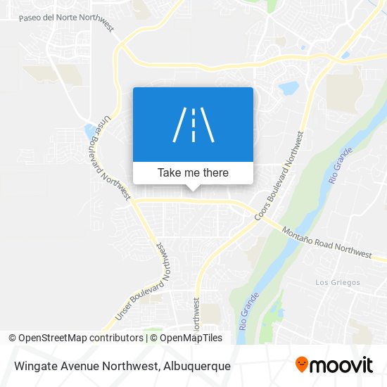 Wingate Avenue Northwest map