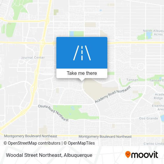 Woodal Street Northeast map