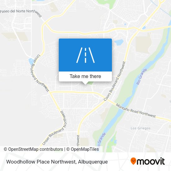 Mapa de Woodhollow Place Northwest