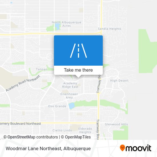 Mapa de Woodmar Lane Northeast