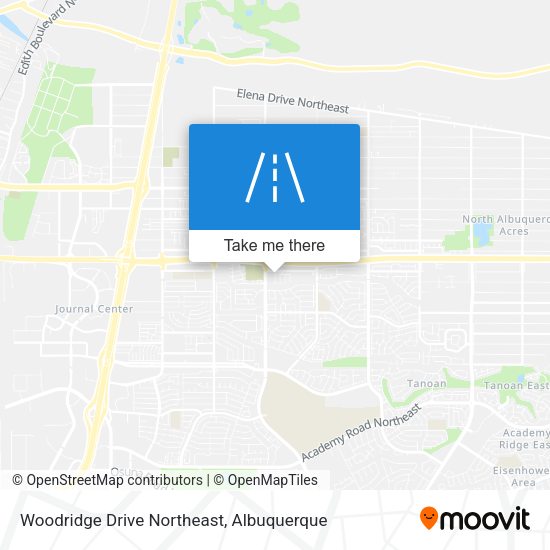 Woodridge Drive Northeast map