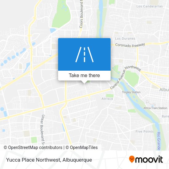 Mapa de Yucca Place Northwest