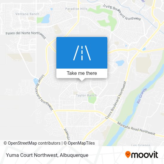 Yuma Court Northwest map