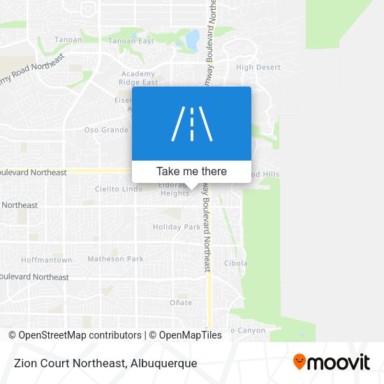 Zion Court Northeast map