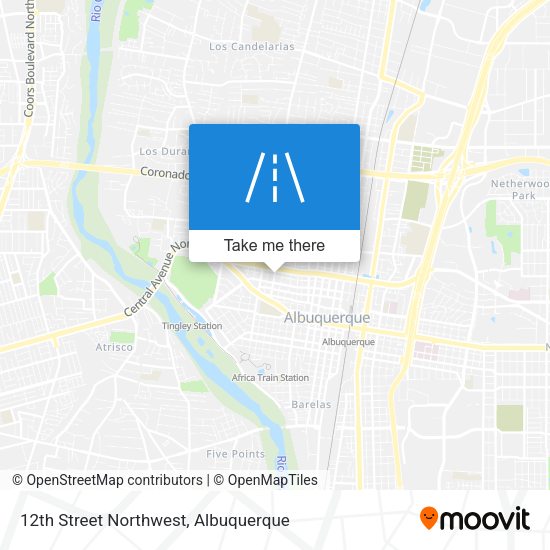 12th Street Northwest map