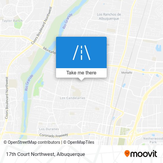 Mapa de 17th Court Northwest