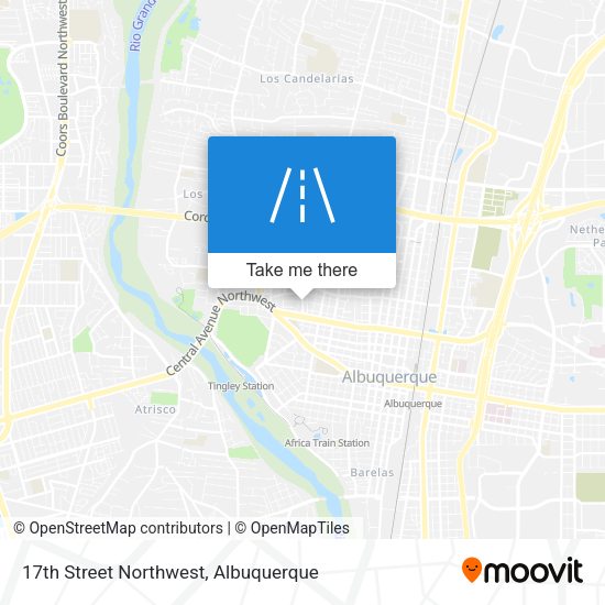 17th Street Northwest map