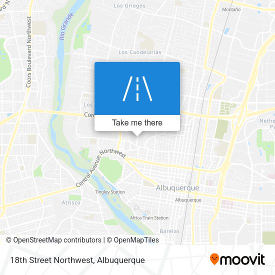 18th Street Northwest map
