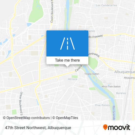 47th Street Northwest map