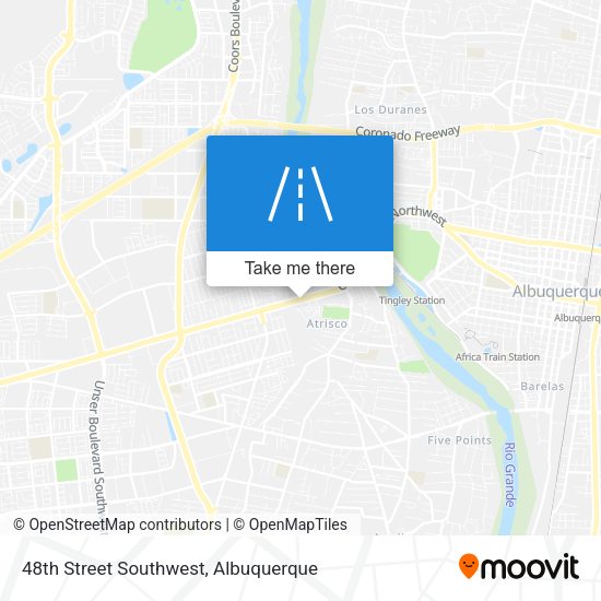 48th Street Southwest map
