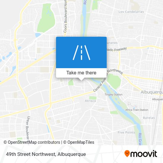 Mapa de 49th Street Northwest
