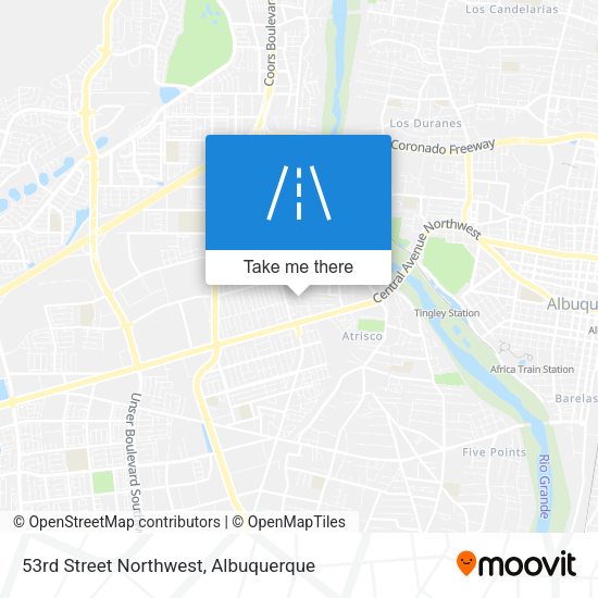 Mapa de 53rd Street Northwest