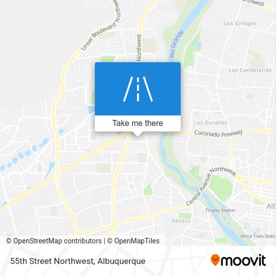Mapa de 55th Street Northwest