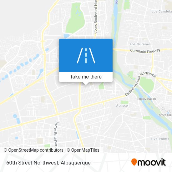 60th Street Northwest map