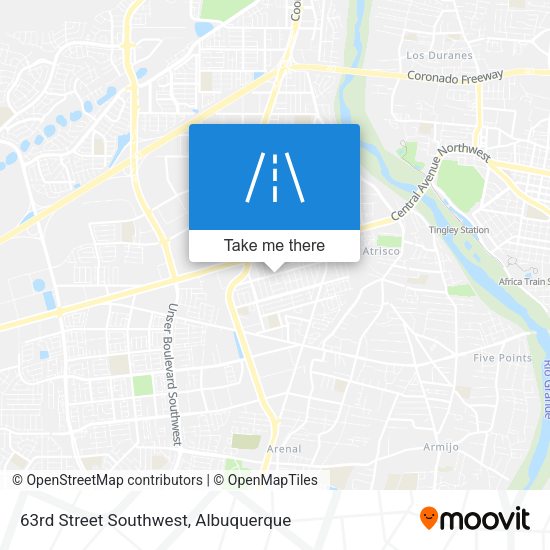 Mapa de 63rd Street Southwest