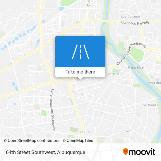 Mapa de 64th Street Southwest