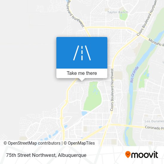 75th Street Northwest map