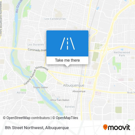 Mapa de 8th Street Northwest