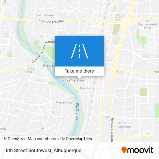 8th Street Southwest map