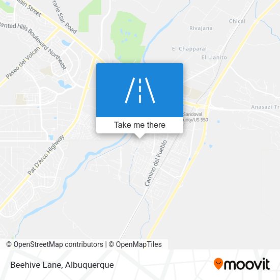 Mapa de Beehive Lane