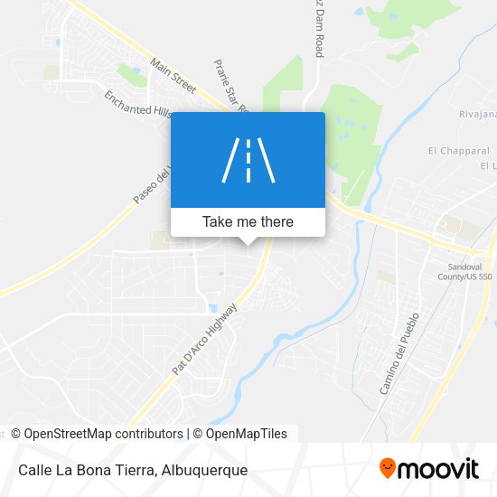 Mapa de Calle La Bona Tierra