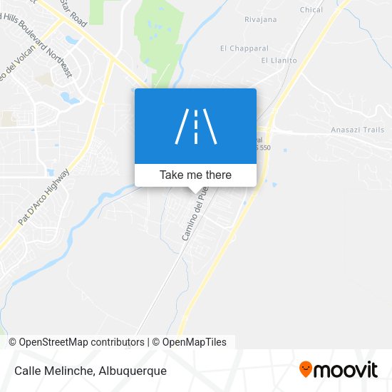Calle Melinche map