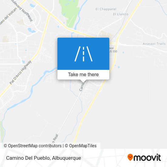 Camino Del Pueblo map