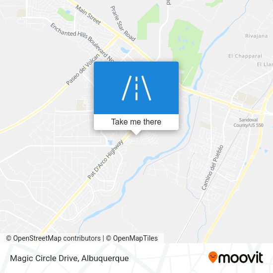 Mapa de Magic Circle Drive