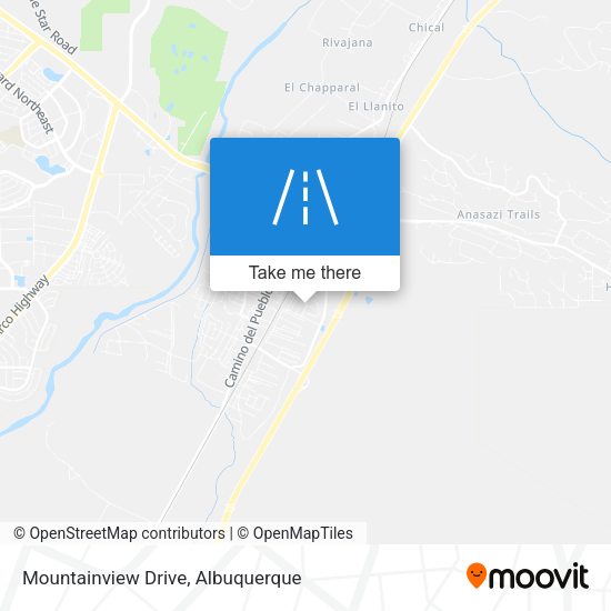 Mountainview Drive map