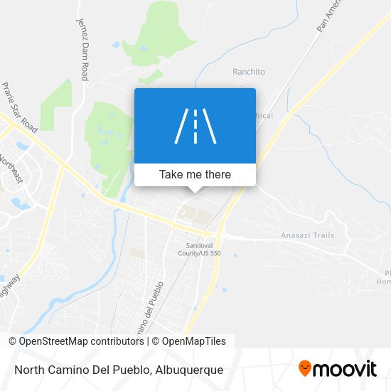 Mapa de North Camino Del Pueblo