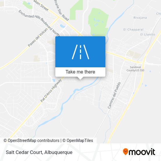 Salt Cedar Court map