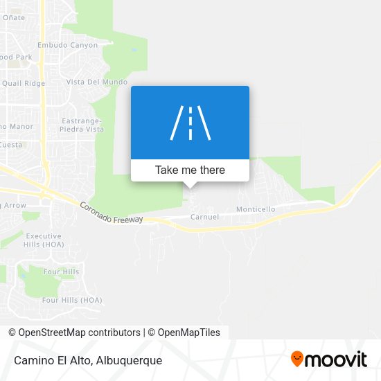 Mapa de Camino El Alto