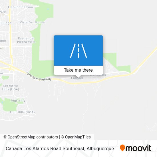 Canada Los Alamos Road Southeast map